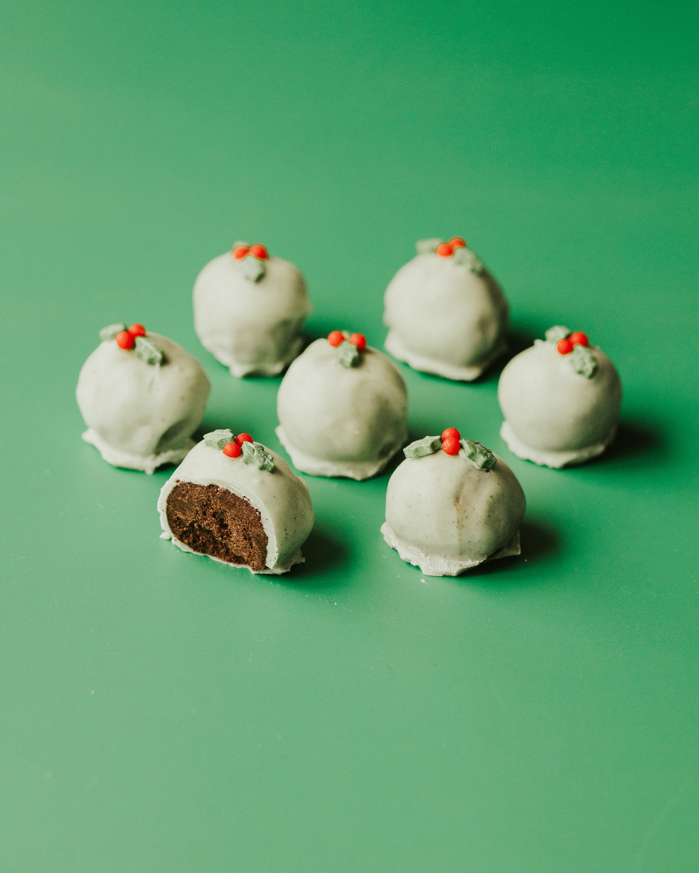 Christmas Grinch Truffles